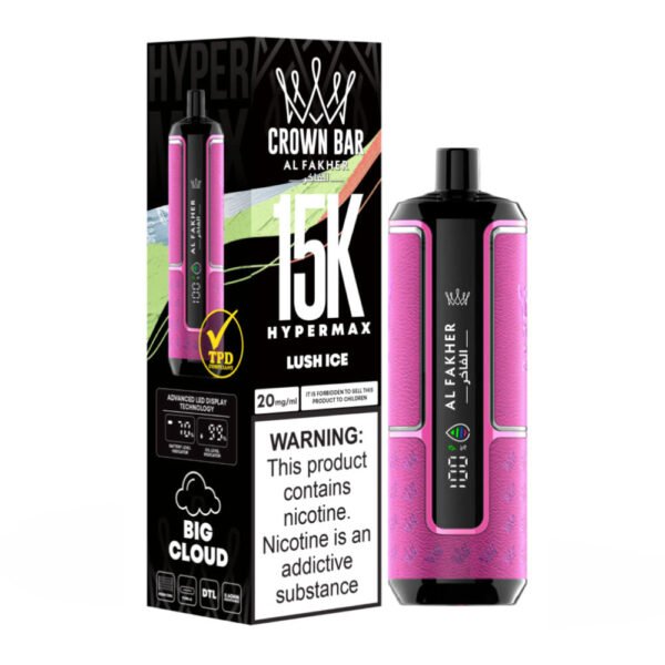 Al Fakher Crown Bar Hypermax 15K Prefilled Vape Kit - Image 2