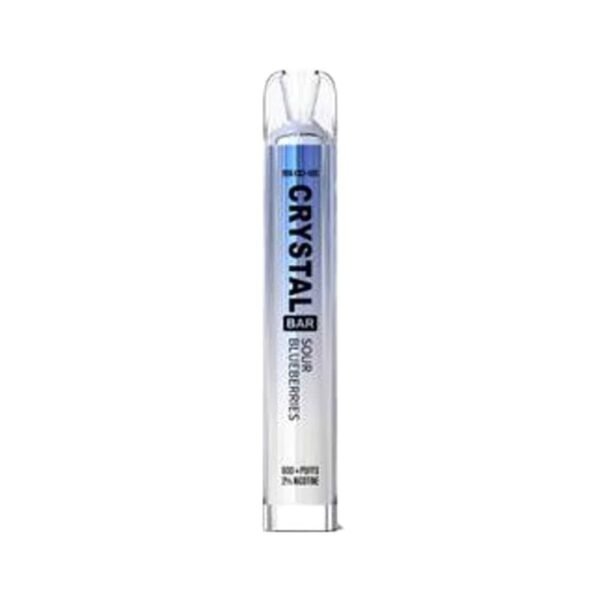 Crystal Bar 600 Puffs Sour Blueberries Prefilled Vape
