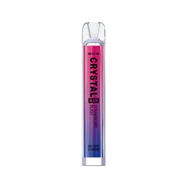 Crystal Bar 600 Puffs Strawberry Blast Prefilled Vape