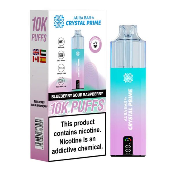 Crystal Prime Aura Bar 10K Prefilled Vape - Image 6