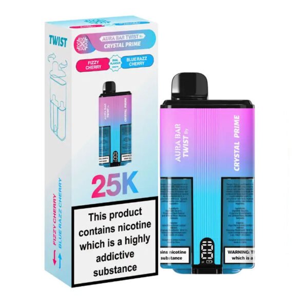 Crystal Prime Aura Bar Twist 25K Prefilled Vape - Image 6