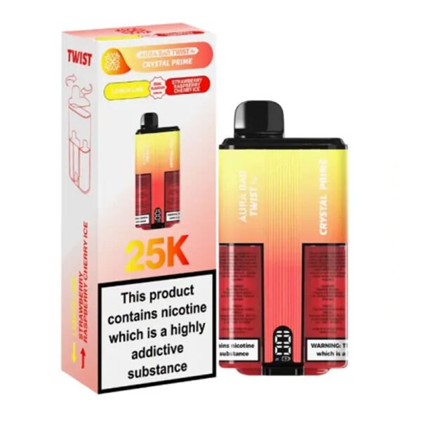 Crystal Prime Aura Bar Twist 25K Prefilled Vape - Image 11