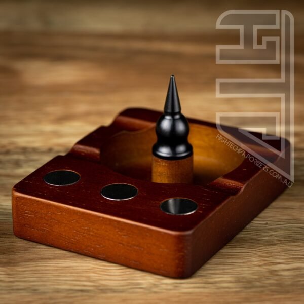 Wooden Debowler Stand W/ Steel Spike (for Dynavap) - Image 4