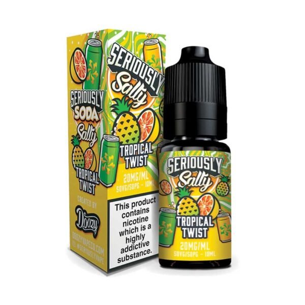 Doozy Vape Seriously Soda Tropical Twist 10ml Nicsalt E Liquid
