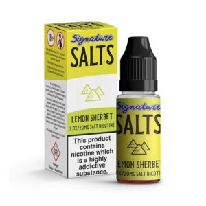 Lemon Sherbet 10ml Nicotine Salt E-Liquid by Signature Salts
