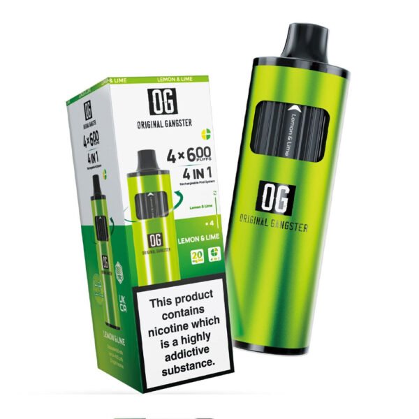 Original Gangster OG 2400 4-in-1 Prefilled Vape - Image 9