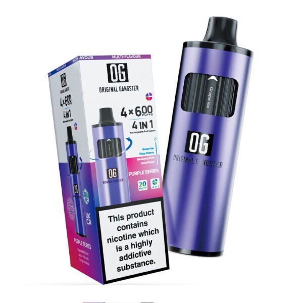 Original Gangster OG 2400 4-in-1 Prefilled Vape - Image 12
