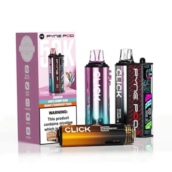 PYNE POD Click 50K Puffs Prefilled Pod Kit - Image 14