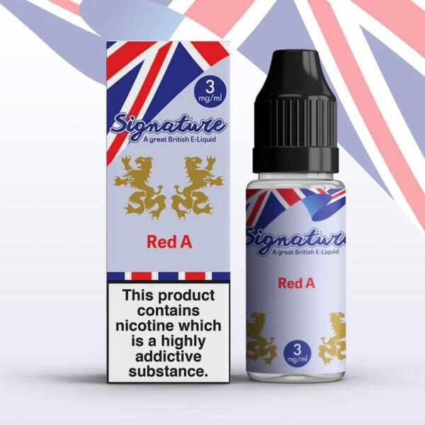 Red A 10ml E-Liquid by Signature