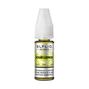 ELFLIQ Sour Lemon 10ml Nic Salt E Liquid