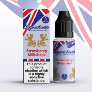 Strawberry Milkshake 10ml E-Liquid by Signature