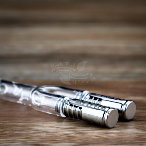 3D Double Barrel Glass VapCap Stem W/Mouthpiece - Image 2