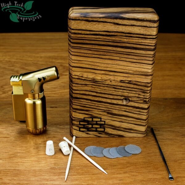 Junior Sticky Brick Flame Powered Extraction Device (Zebrawood) - Image 2